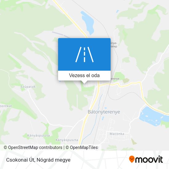 Csokonai Út térkép