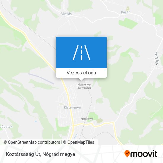 Köztársaság Út térkép