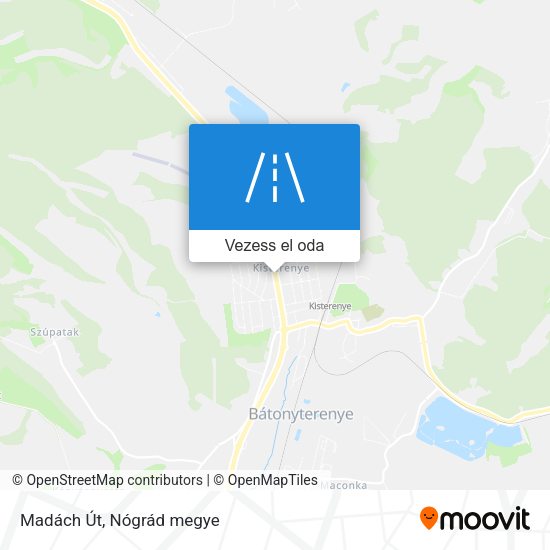 Madách Út térkép
