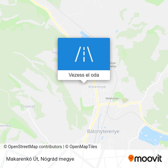 Makarenkó Út térkép