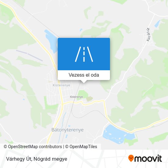Várhegy Út térkép