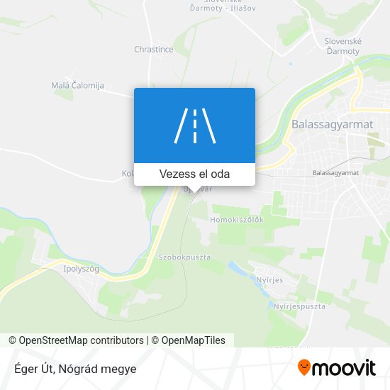 Éger Út térkép