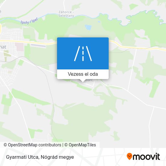 Gyarmati Utca térkép
