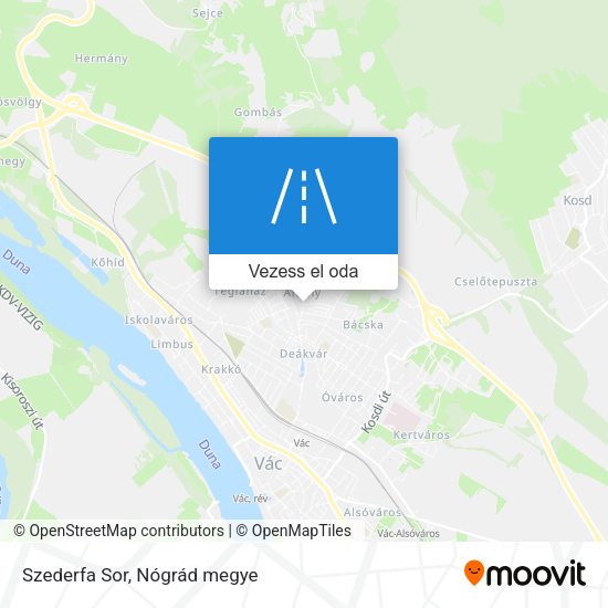 Szederfa Sor térkép