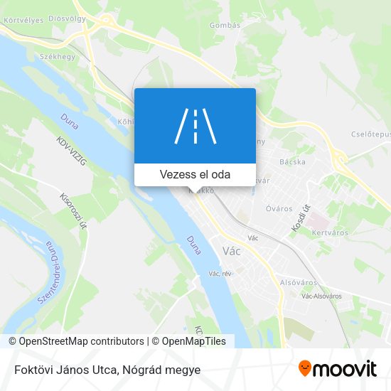 Foktövi János Utca térkép