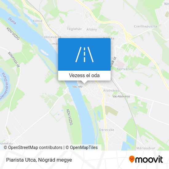 Piarista Utca térkép