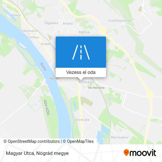 Magyar Utca térkép