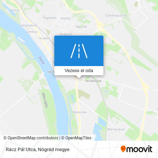 Rácz Pál Utca térkép