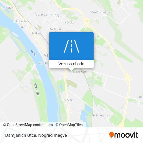 Damjanich Utca térkép