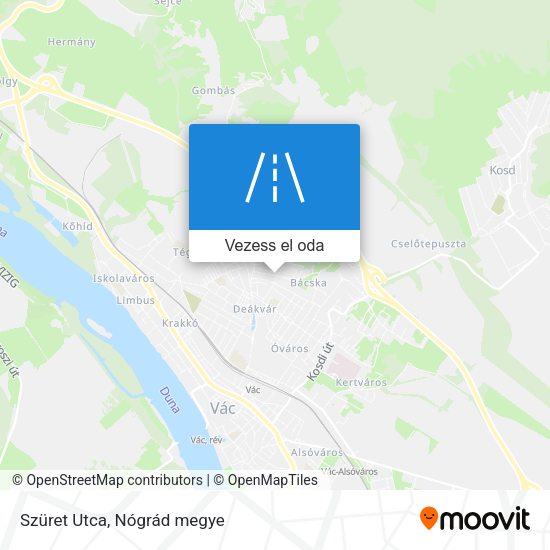 Szüret Utca térkép