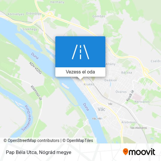 Pap Béla Utca térkép