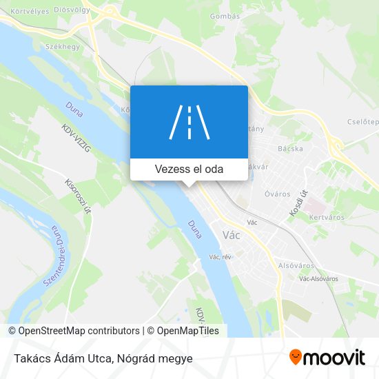 Takács Ádám Utca térkép
