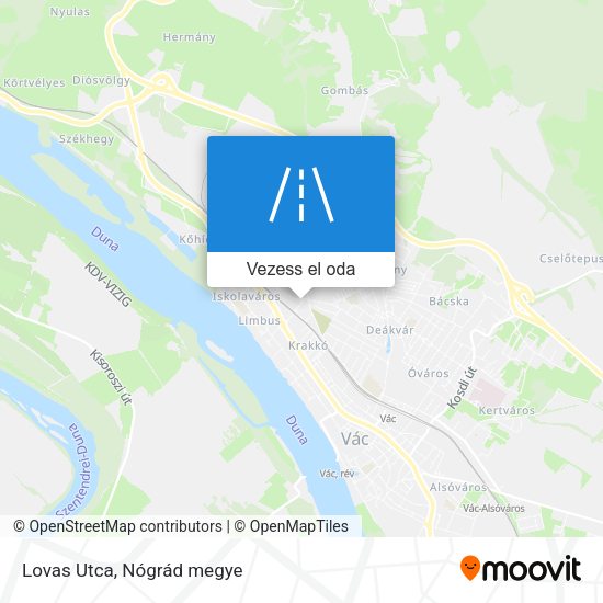 Lovas Utca térkép