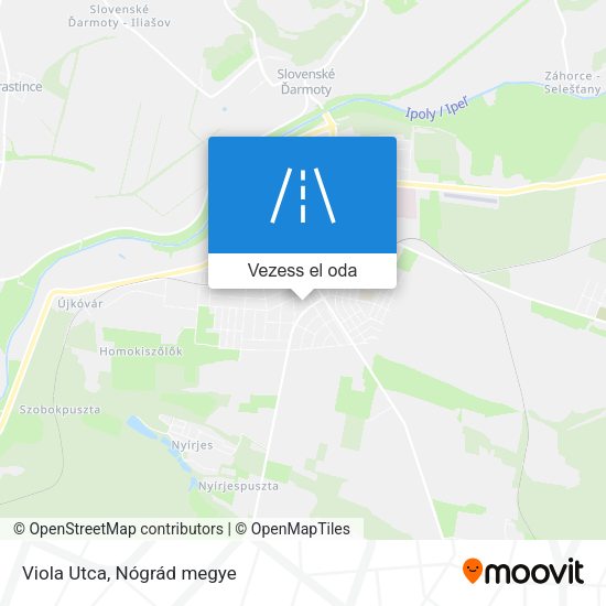 Viola Utca térkép