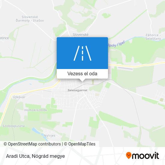 Aradi Utca térkép