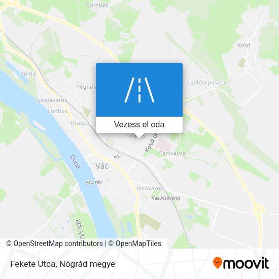 Fekete Utca térkép