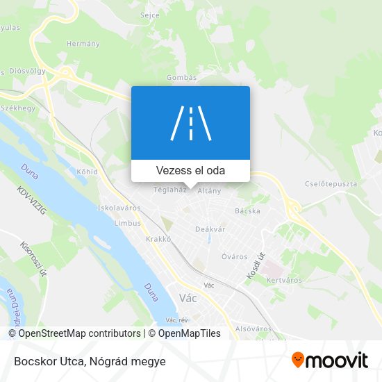 Bocskor Utca térkép