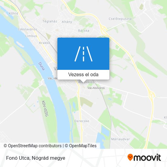 Fonó Utca térkép