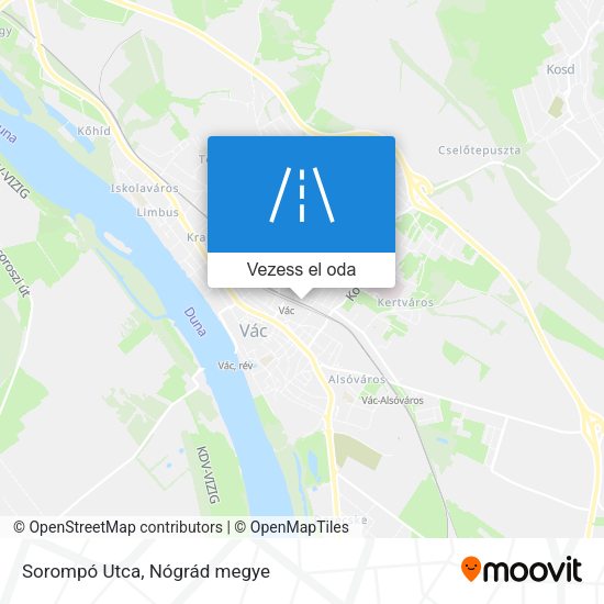 Sorompó Utca térkép
