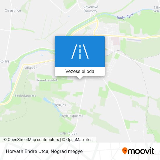 Horváth Endre Utca térkép