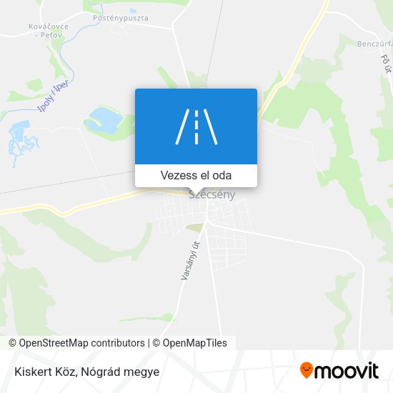 Kiskert Köz térkép