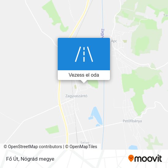 Fő Út térkép