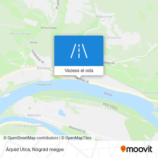 Árpád Utca térkép