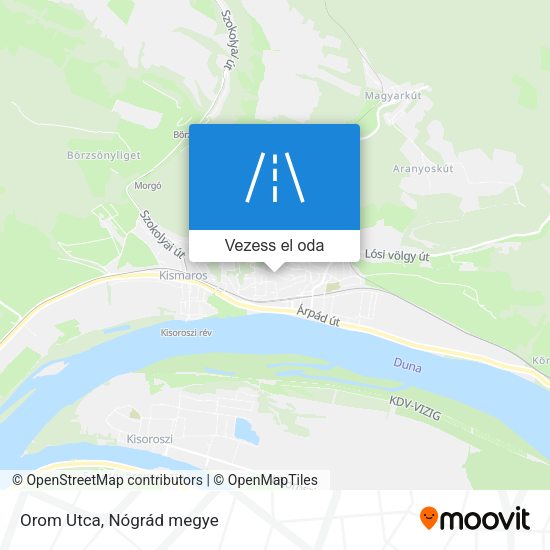 Orom Utca térkép