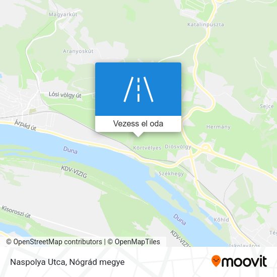 Naspolya Utca térkép