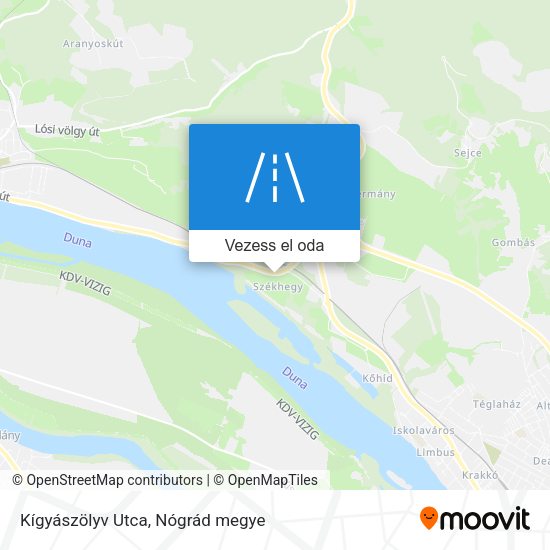 Kígyászölyv Utca térkép