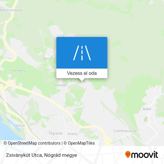 Zsiványkút Utca térkép