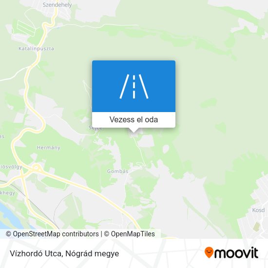 Vízhordó Utca térkép