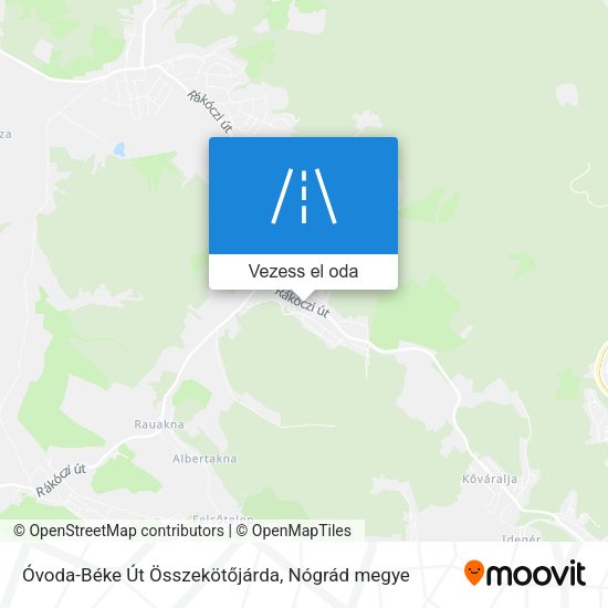 Óvoda-Béke Út Összekötőjárda térkép