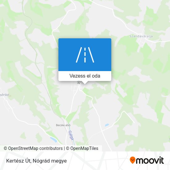 Kertész Út térkép
