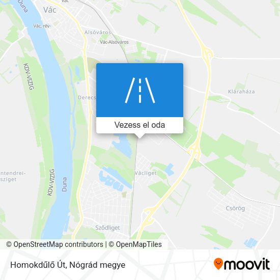 Homokdűlő Út térkép