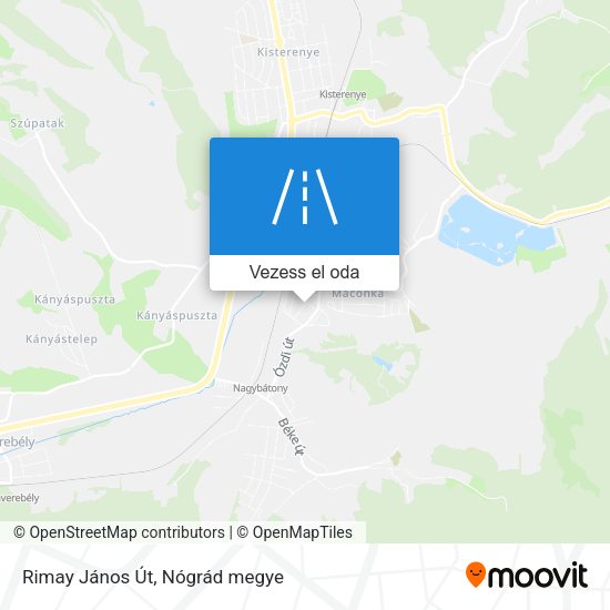 Rimay János Út térkép