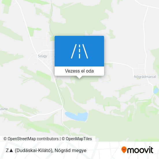 Z▲ (Dudáskai-Kilátó) térkép