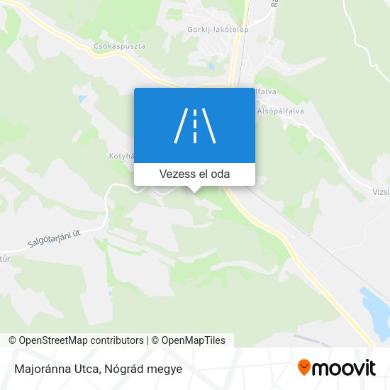 Majoránna Utca térkép