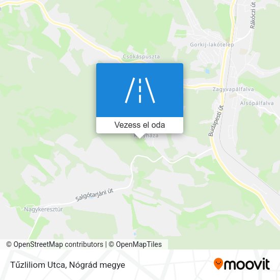 Tűzliliom Utca térkép