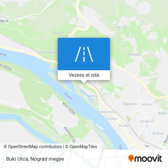 Buki Utca térkép