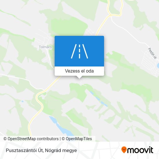 Pusztaszántói Út térkép