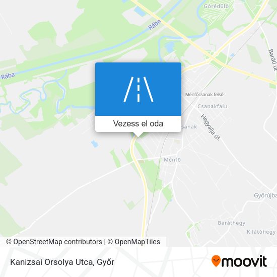 Kanizsai Orsolya Utca térkép