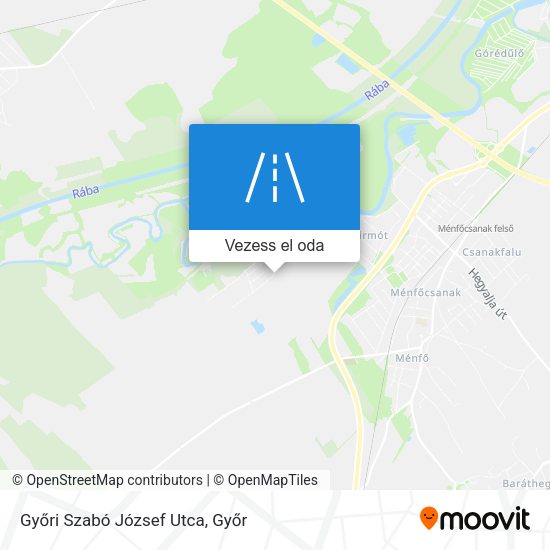 Győri Szabó József Utca térkép
