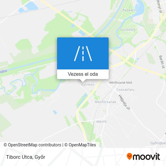 Tiborc Utca térkép