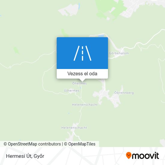 Hermesi Út térkép