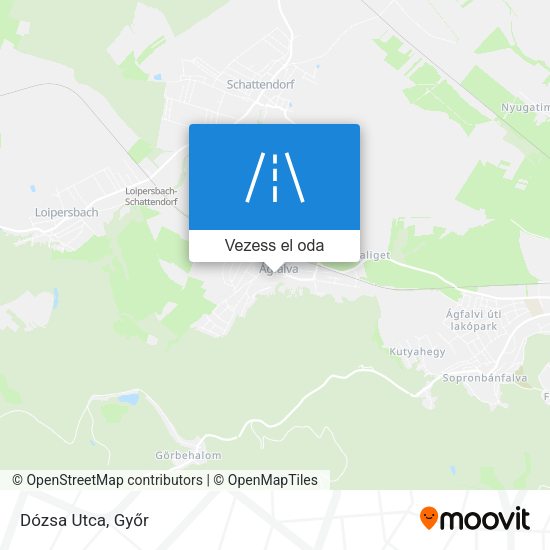 Dózsa Utca térkép