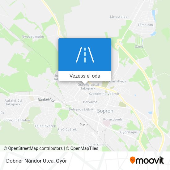 Dobner Nándor Utca térkép