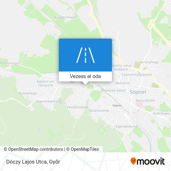 Dóczy Lajos Utca térkép