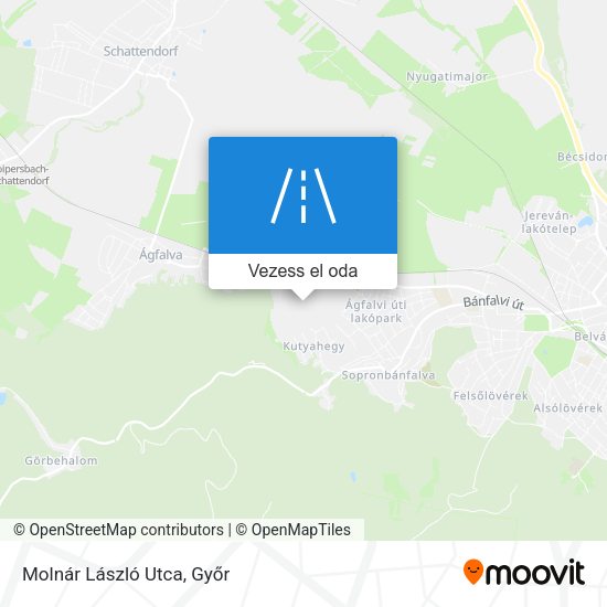 Molnár László Utca térkép