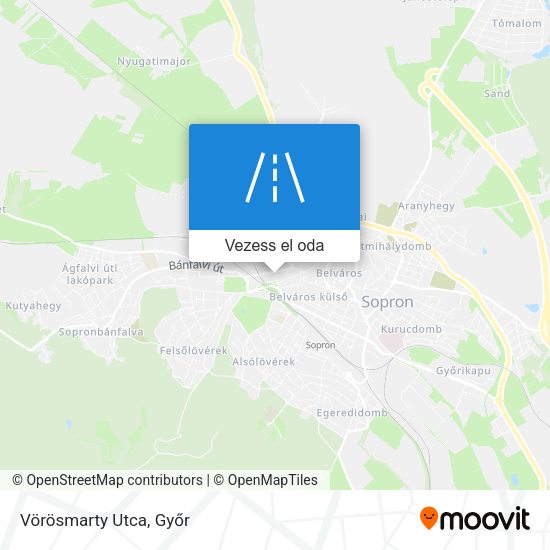 Vörösmarty Utca térkép
